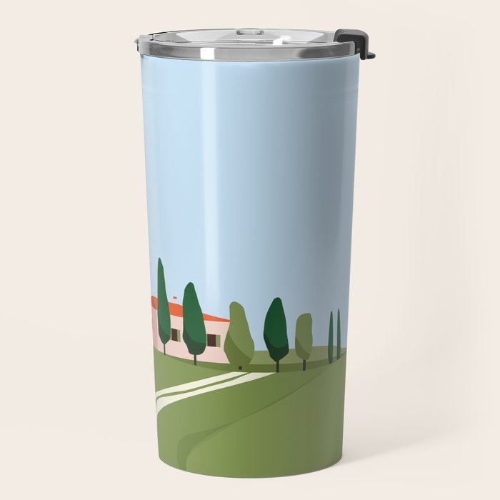 Tuscany landscape, Italy Travel Mug Gallery Image 2