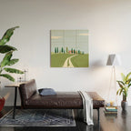 Tuscany landscape, Italy Wood Wall Art Gallery Image 2