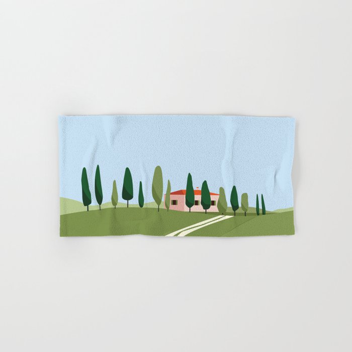 Tuscany landscape, Italy Bath Towel Gallery Image 1