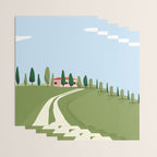 Tuscany landscape, Italy Wrapping Paper Gallery Image 3