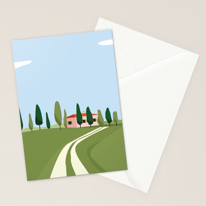 Tuscany landscape, Italy Stationery Card Gallery Image 2