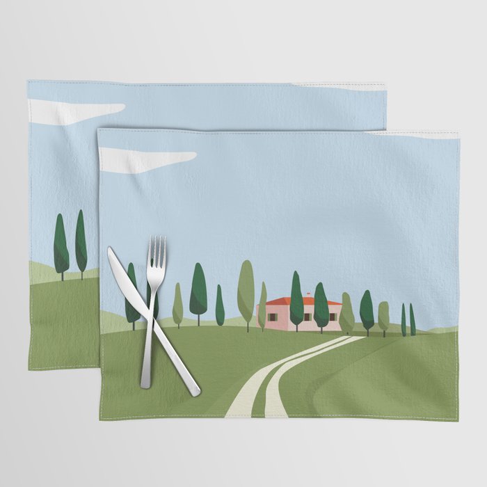 Tuscany landscape, Italy Placemat Gallery Image 1