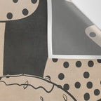 Abstract Mushrooms 1 Wall Tapestry Gallery Image 3