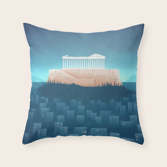 Athens Throw Pillow Gallery Image 6