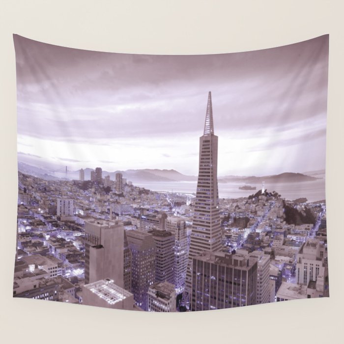SAN FRANCISCO VII Wall Tapestry Gallery Image 4