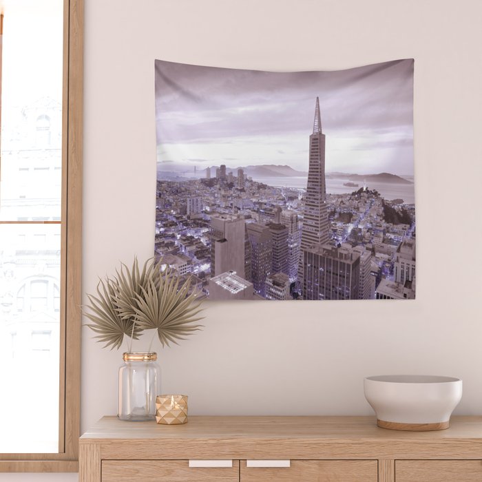SAN FRANCISCO VII Wall Tapestry Gallery Image 2