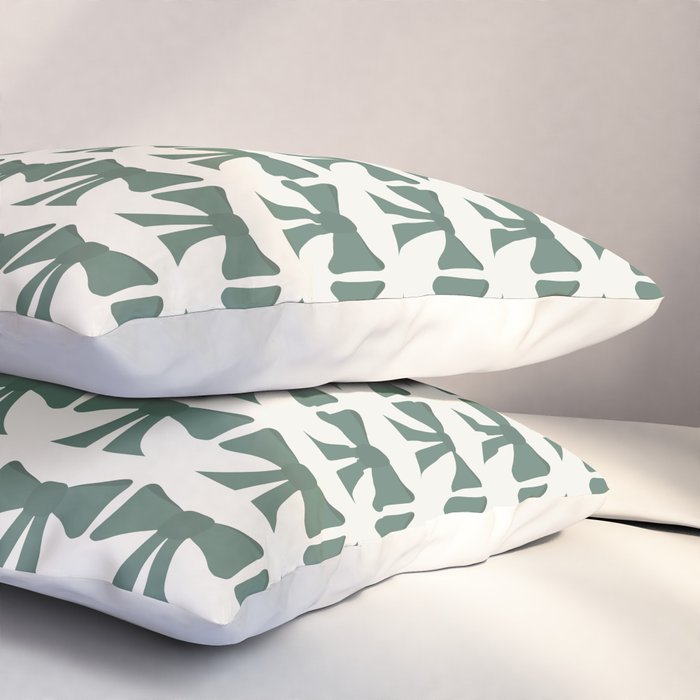 Vintage Bows IV Green Pillow Sham Gallery Image 3