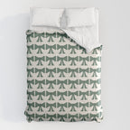 Vintage Bows IV Green Comforter Gallery Image 6