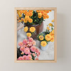 Chrysanthemum Blooms | Autumn Floral Still Life Mini Art Print Gallery Image 1
