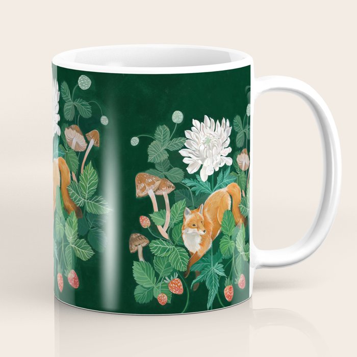 Strawberry Fox Coffee Mug Gallery Image 1