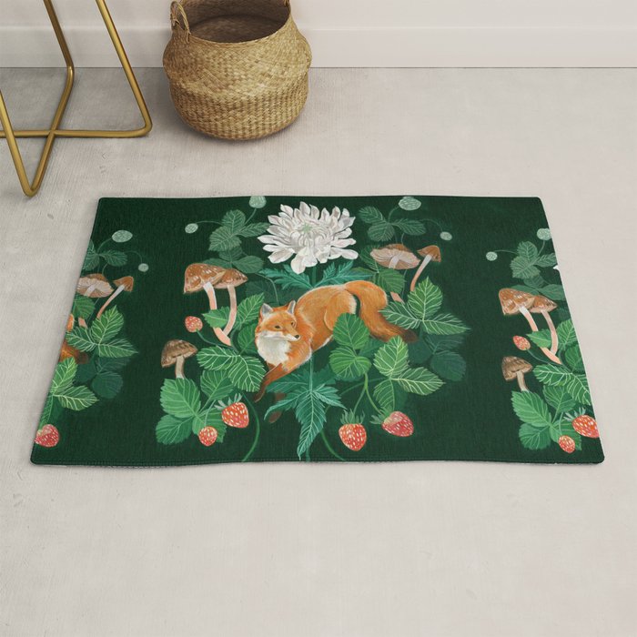 Strawberry Fox Rug Gallery Image 1