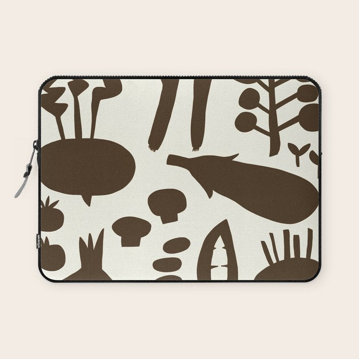 fresh fresh vegetable-black Laptop Sleeve Gallery Image 1