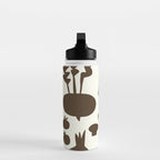 fresh fresh vegetable-black Water Bottle Gallery Image 3
