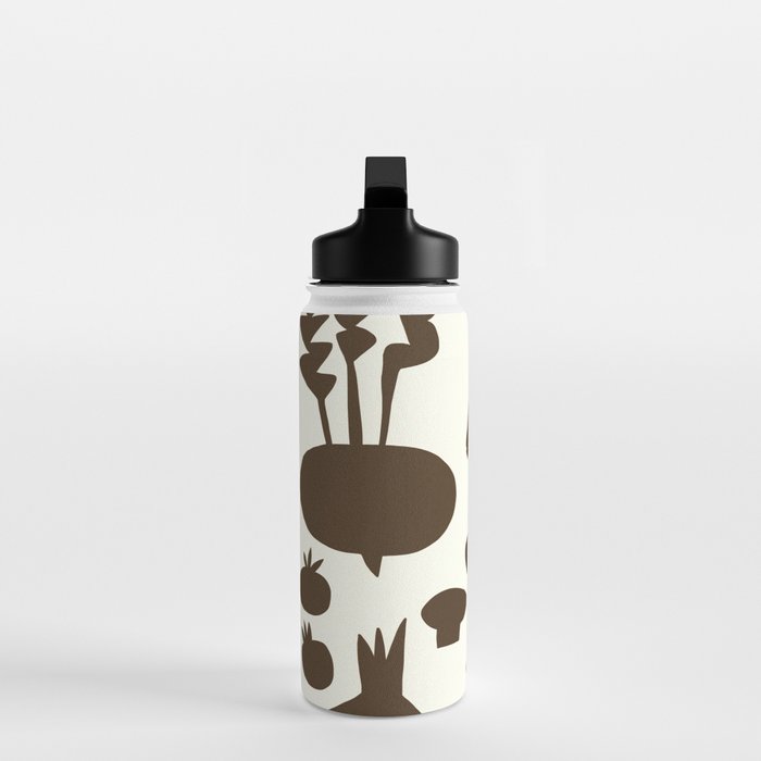 fresh fresh vegetable-black Water Bottle Gallery Image 3