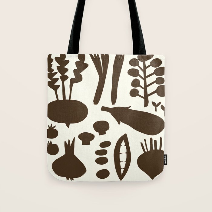 fresh fresh vegetable-black Tote Bag Gallery Image 1