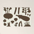 fresh fresh vegetable-black Welcome Mat Gallery Image 1