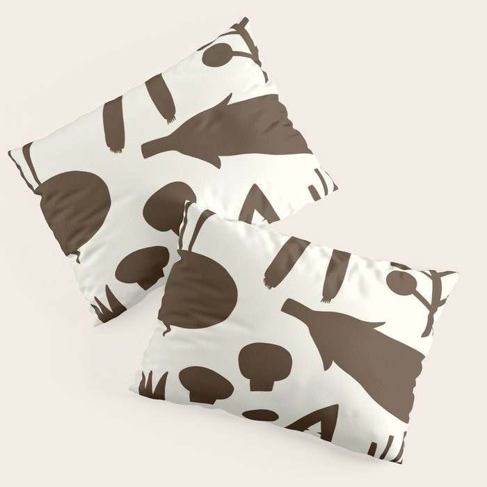 fresh fresh vegetable-black Pillow Sham Gallery Image 3