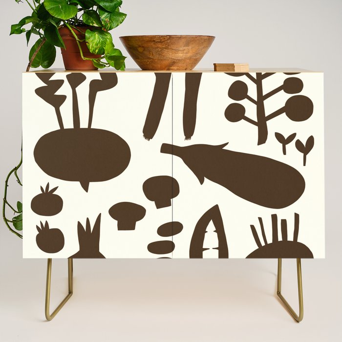 fresh fresh vegetable-black Credenza Gallery Image 1