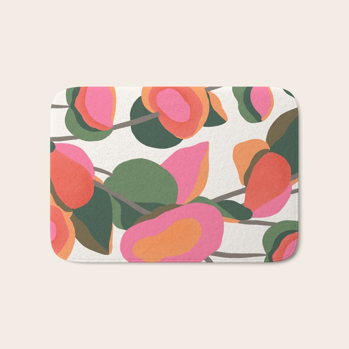 Abstract Eucalyptus Leaves III Bath Mat Gallery Image 1