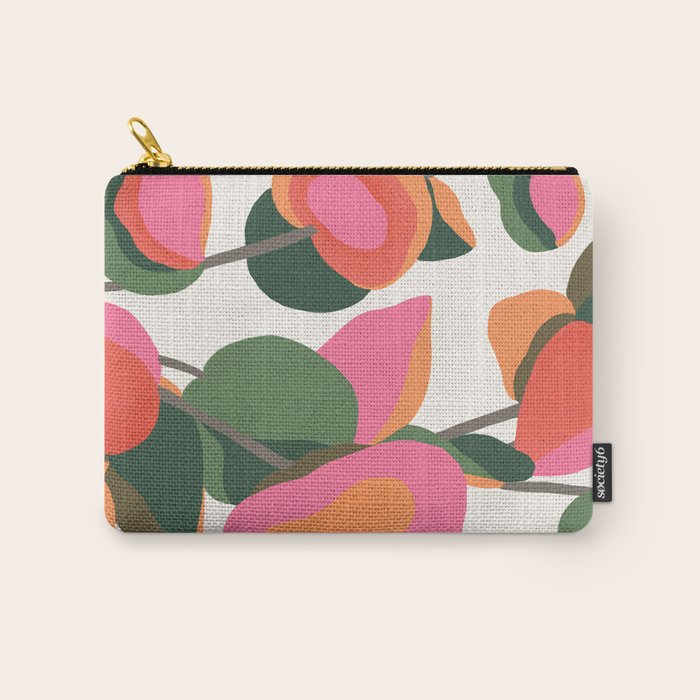 Abstract Eucalyptus Leaves III Carry All Pouch Gallery Image 1