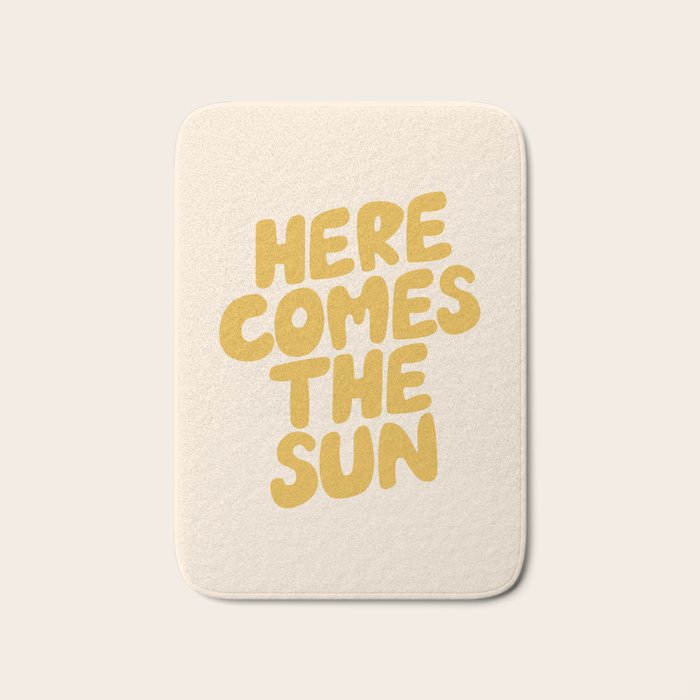 Here Comes the Sun Bath Mat Gallery Image 1