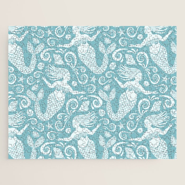 Mermaid Swim Jigsaw Puzzle Gallery Image 1