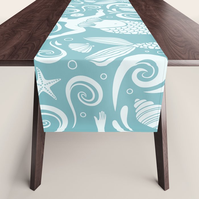 Mermaid Swim Table Runner Gallery Image 1