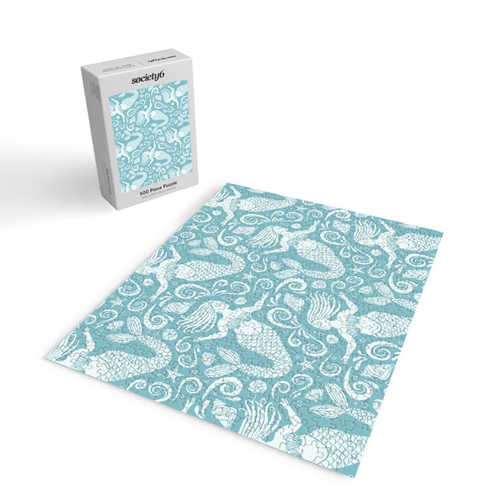 Mermaid Swim Jigsaw Puzzle Gallery Image 2
