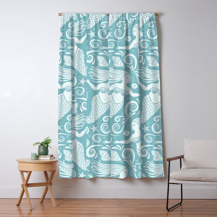 Mermaid Swim Window Curtain Gallery Image 5