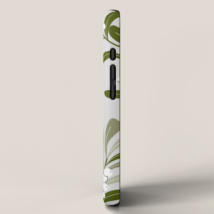 Mistletoe Pattern - Green iPhone Case Gallery Image 2