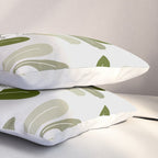 Mistletoe Pattern - Green Pillow Sham Gallery Image 3