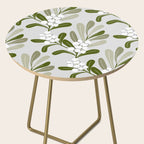 Mistletoe Pattern - Green Side Table Gallery Image 2