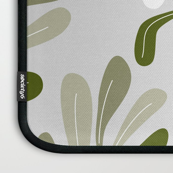 Mistletoe Pattern - Green Laptop Sleeve Gallery Image 3