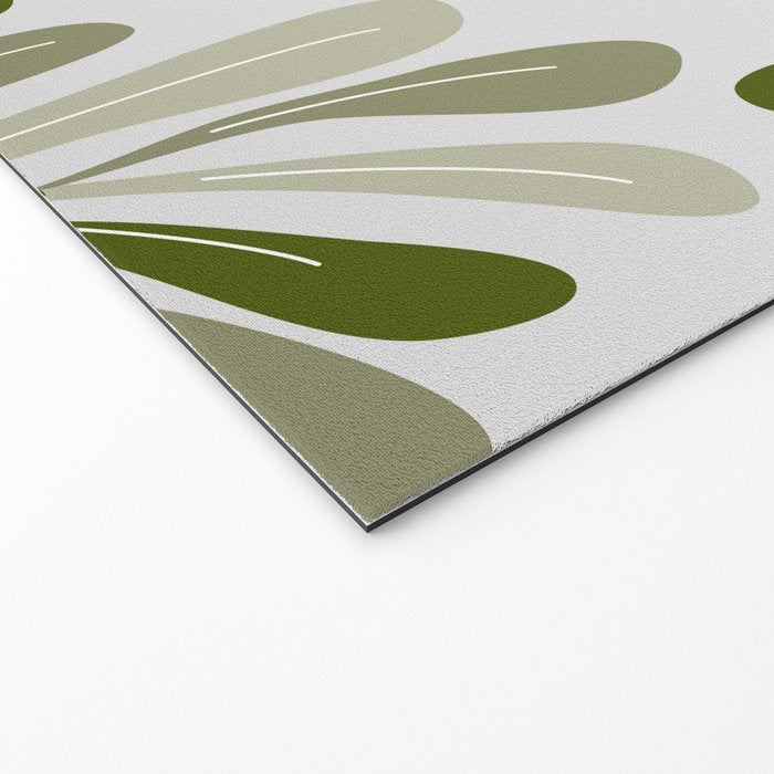 Mistletoe Pattern - Green Welcome Mat Gallery Image 2