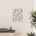 Mistletoe Pattern - Green Poster Gallery Image 2