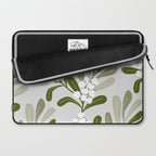 Mistletoe Pattern - Green Laptop Sleeve Gallery Image 2
