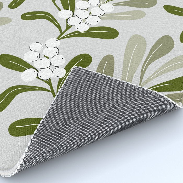 Mistletoe Pattern - Green Rug Gallery Image 4