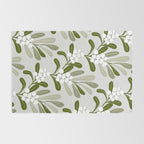 Mistletoe Pattern - Green Rug Gallery Image 2