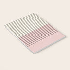 Minimalist Pink Color Block Black Line Notebook Gallery Image 3