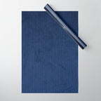 blue corduroy Wrapping Paper Gallery Image 1