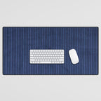 blue corduroy Desk Mat Gallery Image 1