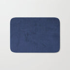 blue corduroy Bath Mat Gallery Image 1
