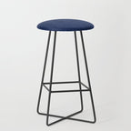 blue corduroy Stool Gallery Image 1