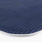 blue corduroy Bath Mat Gallery Image 3