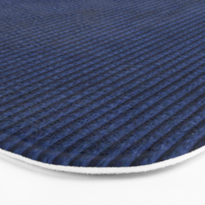 blue corduroy Bath Mat Gallery Image 3