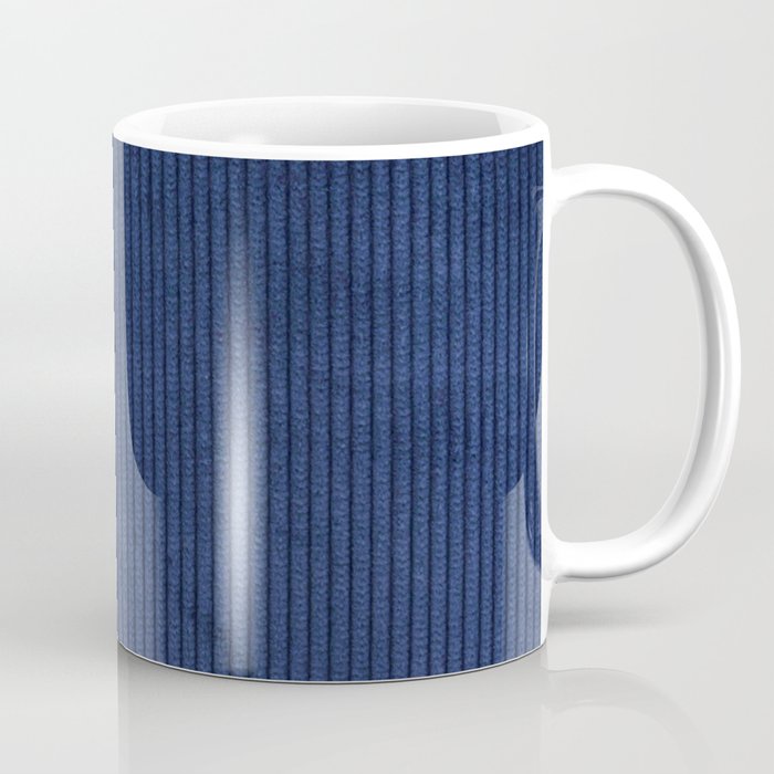 blue corduroy Coffee Mug Gallery Image 1