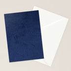 blue corduroy Stationery Card Gallery Image 2