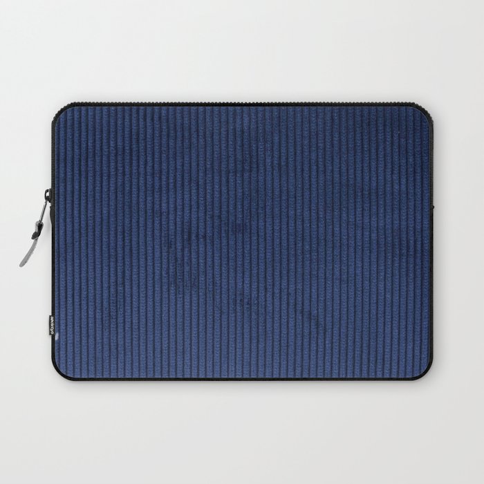 blue corduroy Laptop Sleeve Gallery Image 1