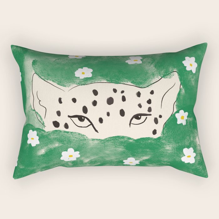 Snow Leopard Rectangular Pillow Gallery Image 1
