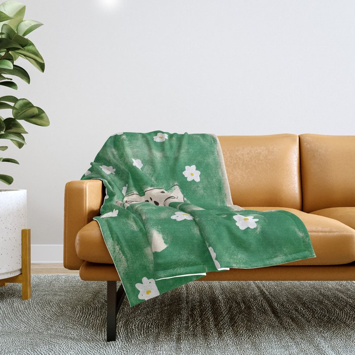 Snow Leopard Throw Blanket Gallery Image 1